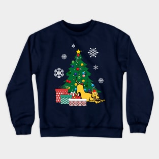 Marmaduke Around The Christmas Tree Crewneck Sweatshirt